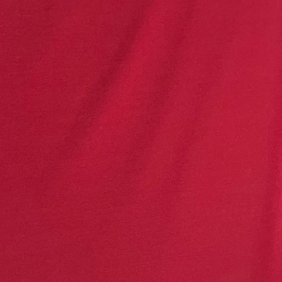 Frank Lyman sleeveless top, red with built in chains, size 14 - Picture 4 of 4